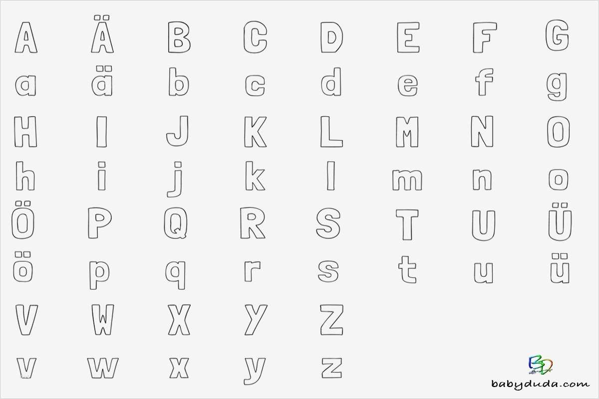 Vorlagen Buchstaben Zum Ausdrucken Schön Buchstaben Ausmalen Alphabet