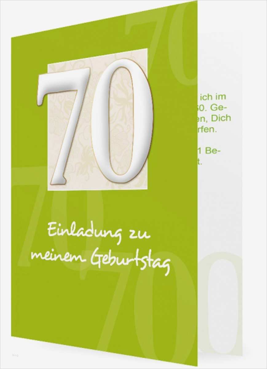 Vorlagen Für Einladungen Zum Geburtstag Einzigartig Einladung Zum 70 Geburtstag