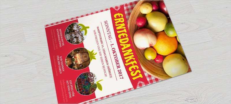 Vorlagen Für Flyer Großartig Flyer Vorlagen Für Herbstfeste Und Zum Erntedank – Version