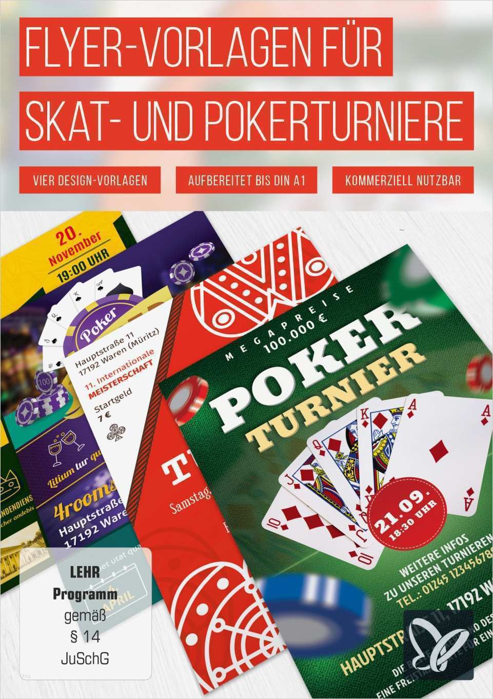 Vorlagen Für Fotocollagen Wunderbar Flyer Vorlagen Für Skat Und Pokerturniere