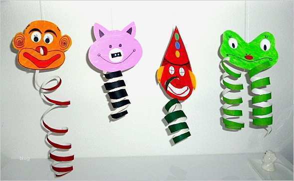 Vorlagen Für Karnevalsmasken Erstaunlich Faschingsfiguren Aus Pappe Und Papierrollen Fasching