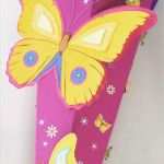 Vorlagen Für Schmetterlinge Zum Basteln Genial Schultüte Schmetterling Und Blumen Für Mädchen Basteln