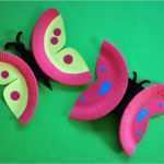 Vorlagen Für Schmetterlinge Zum Basteln Inspiration Schmetterlinge Aus Papptellern Basteln Kinderspiele Welt