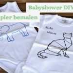 Vorlagen Für T Shirts Erstaunlich Babyshower Diy Strampler Bemalen