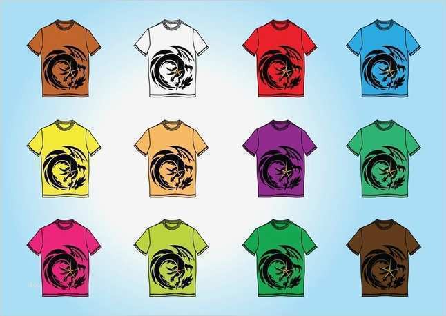 Vorlagen Für T Shirts Erstaunlich Kostenlosen T Shirt Vorlagen Vektoren