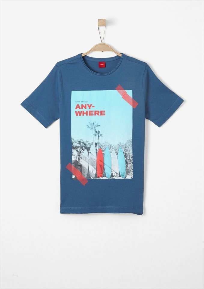 Vorlagen Für T Shirts Genial S Oliver Red Label Junior T Shirt Mit Fotoprint Für Jungen