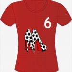 Vorlagen Für T Shirts Schönste Damen Shirt Rundhals Rot Fußball