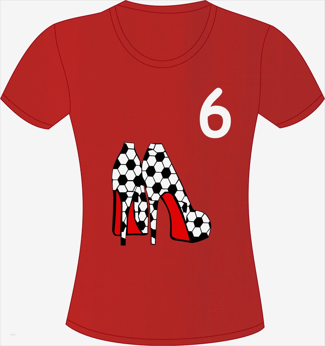 Vorlagen Für T Shirts Schönste Damen Shirt Rundhals Rot Fußball