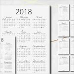 Vorlagen Jahreskalender 2018 Elegant Jahreskalender Und Monatskalender 2018 Kostenlos