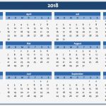 Vorlagen Jahreskalender 2018 Inspiration Jahreskalender 2018 Als Excelvorlage Und Pdf