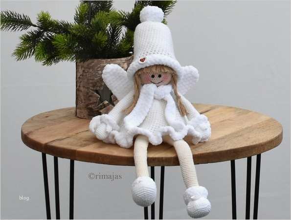 Vorlagen Kantenhocker Kostenlos Wunderbar Häkelanleitung Winterkind "martha" Deko Kantenhocker