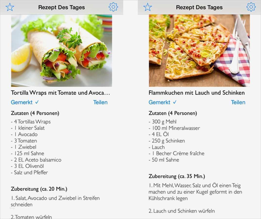 Vorlagen Kochrezepte Kostenlos Neu App Schau Diese Rezepte Apps Machen Das Kochbuch