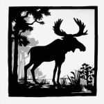 Vorlagen Scherenschnitte Kostenlos Bewundernswert Lotte Reiniger Scherenschnitt Elch Aus "das Tier Abc