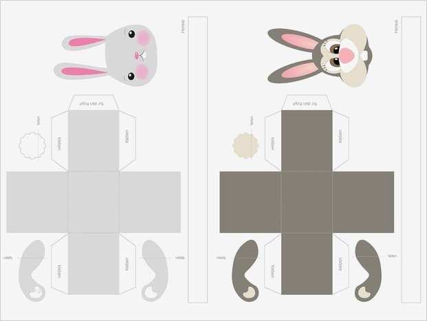 Vorlagen Zum Ausschneiden Für Kleinkinder Hübsch Basteln Für Ostern Osterhasen Als Osternest Magazin Von