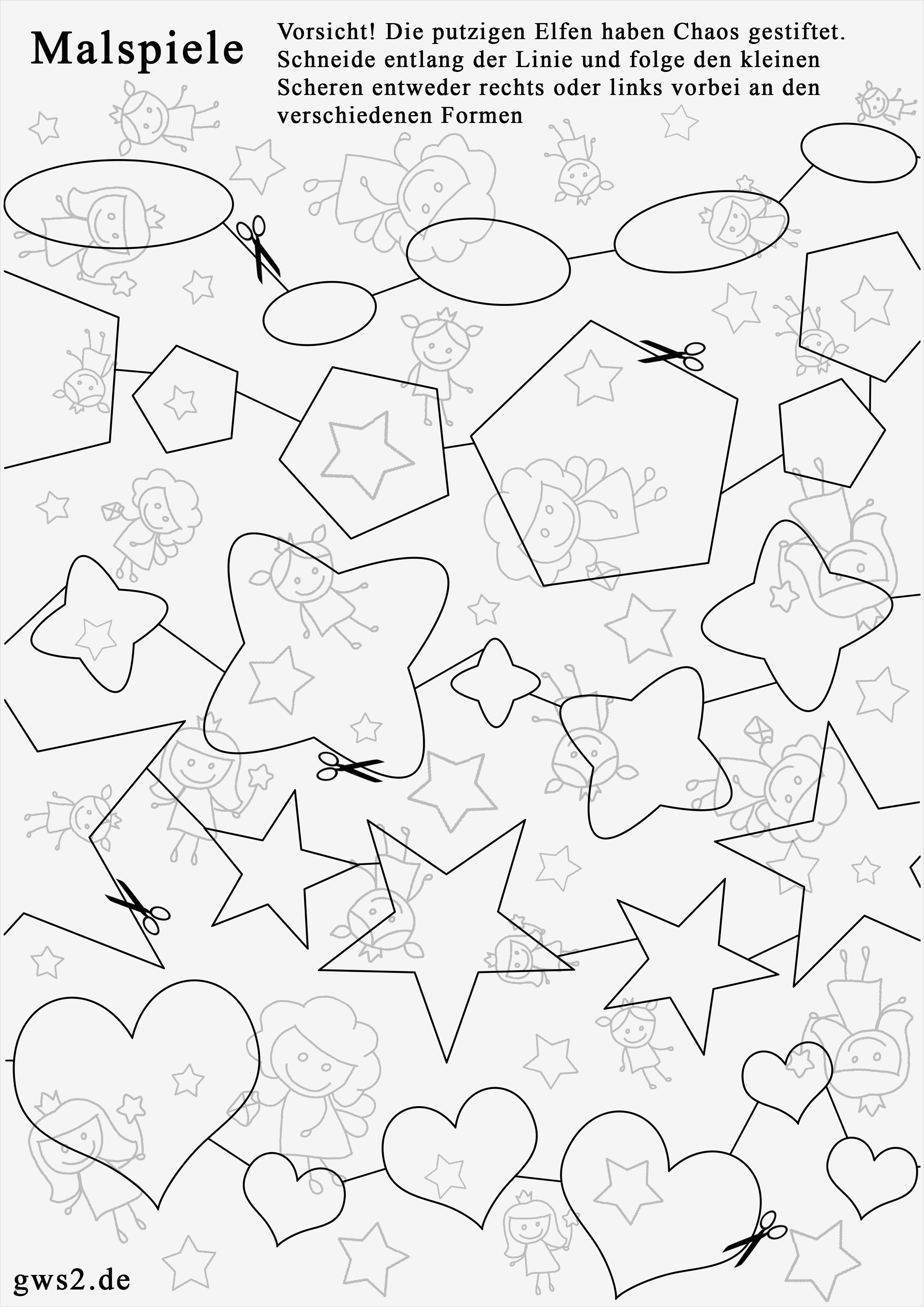 Vorlagen Zum Ausschneiden üben Schön Schneiden Lernen Mit Der Schere Malspiel