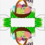 Vorlagen Zum Basteln Erstaunlich Osternest Mit Osterhase Zum Basteln Und Ausmalen