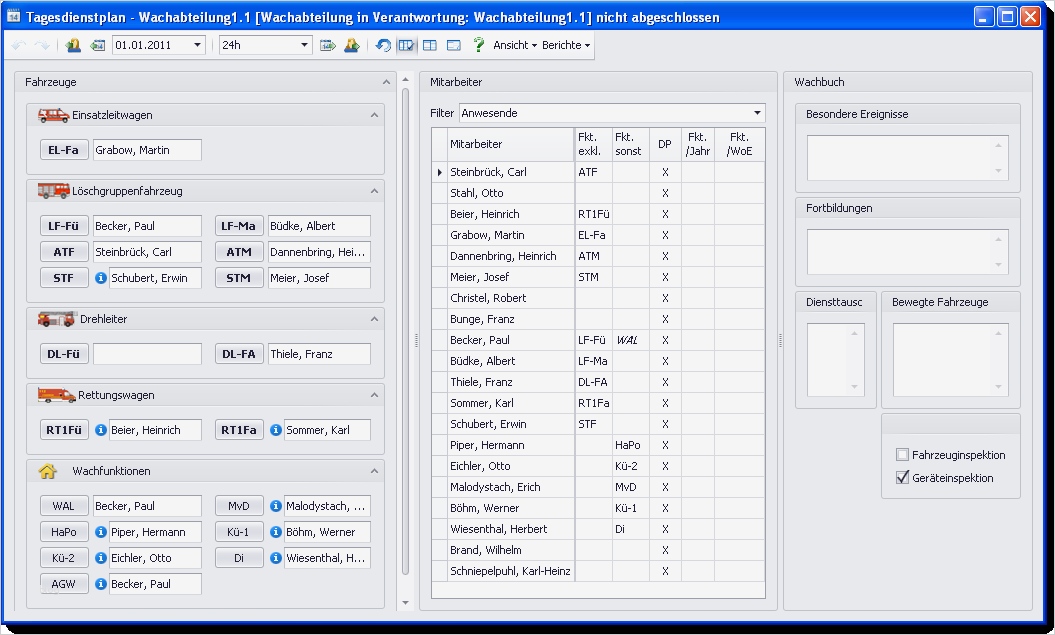 Wachbuch Vorlage Download Erstaunlich Die Schichtplan software Der Feuerwehr Dsm Ware