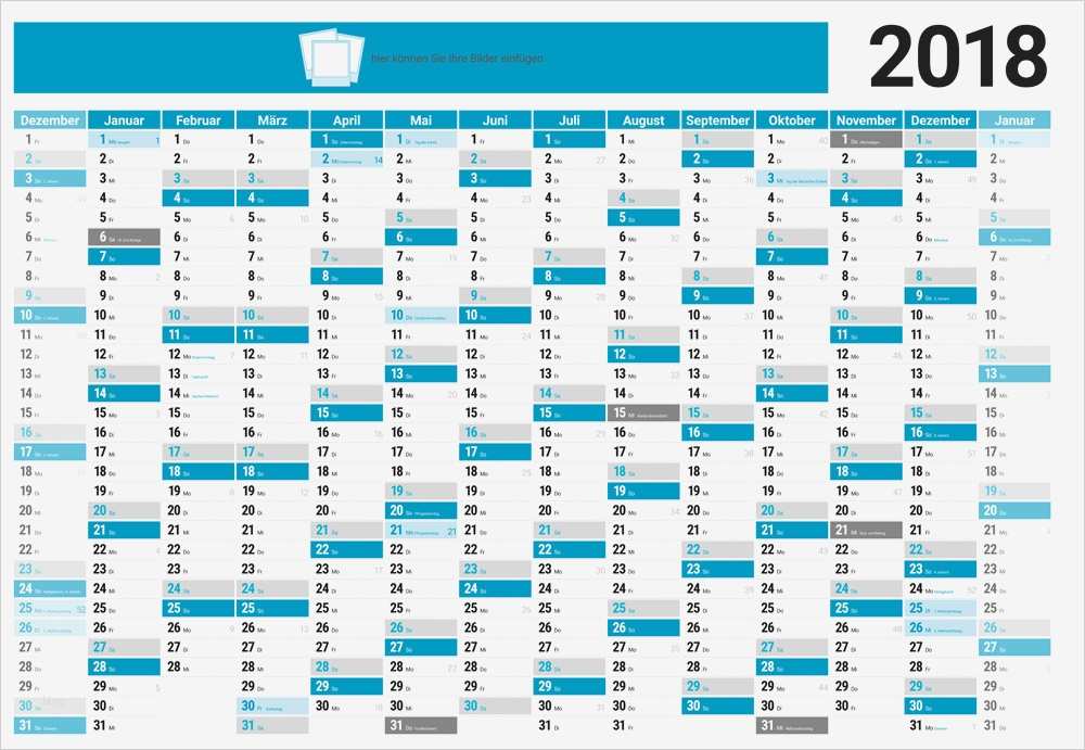 Wandkalender 2018 Vorlage Genial Layoutvorlagen Für Großformatige Wandkalender Und Jahresplaner
