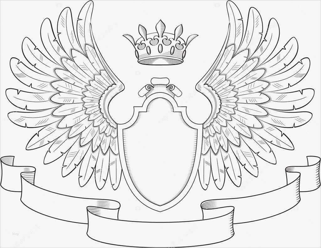 Wappen Vorlage Download Schablone Heraldik Fabelhaft Wappen Mit Flügeln — Stockvektor © Buravtsoff