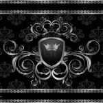 Wappen Vorlage Download Schablone Heraldik Gut Illustration Luxus Vintage Aluminiumrahmen Template