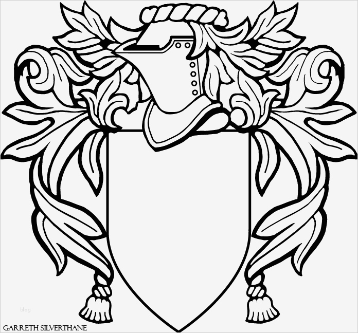 Wappen Vorlage Download Schablone Heraldik Luxus Basic Heraldry Layout Shield Helm & Mantling