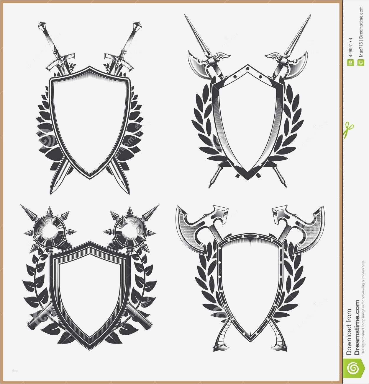 Wappen Vorlage Download Schablone Heraldik Luxus Wappen Schablone Vektor Abbildung Bild