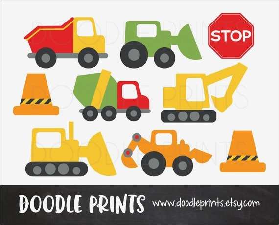 Website Baustelle Vorlage Genial Clipart Construction Trucks Construction Digital Clip Art