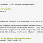 Website Impressum Vorlage Großartig Impressum Für Institutionen Der Tu Darmstadt – Webteam