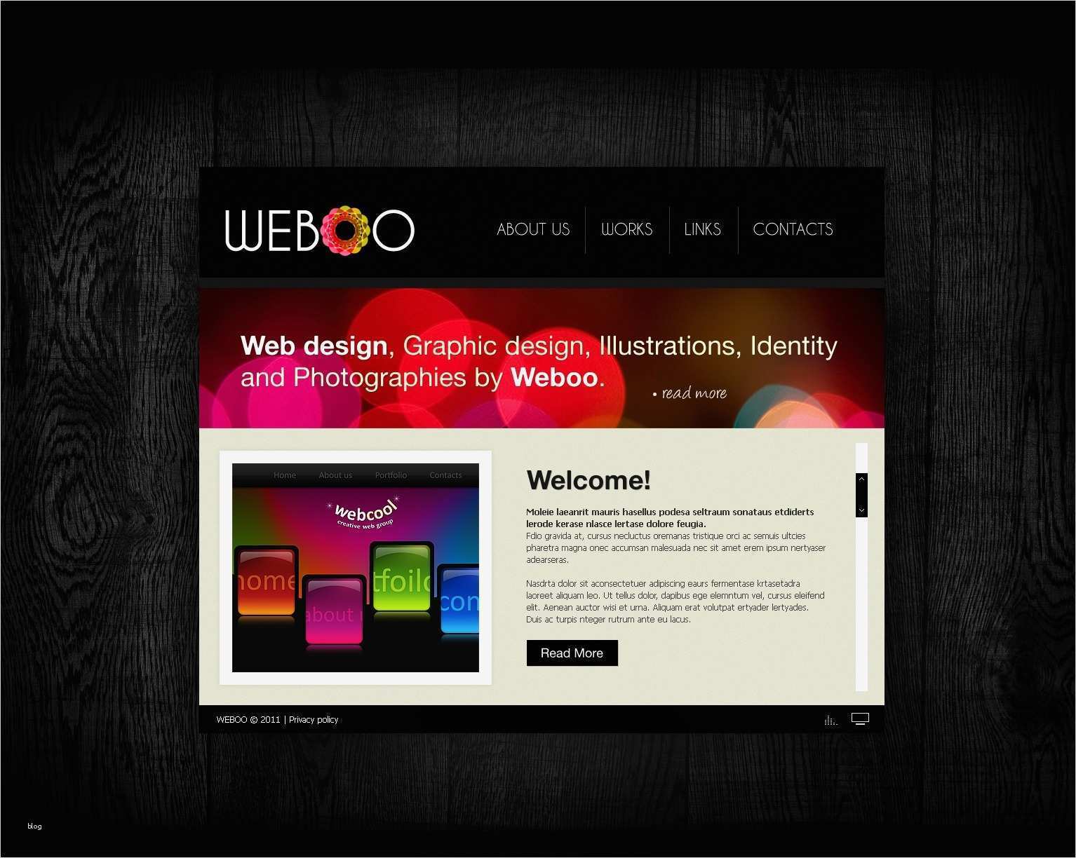 Flash Vorlage für Web Design