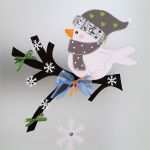 Weihnachten Basteln Vorlagen tonkarton Schön Fensterbild Vogel Auf Dem Zweig Winter 2 Weihnachten