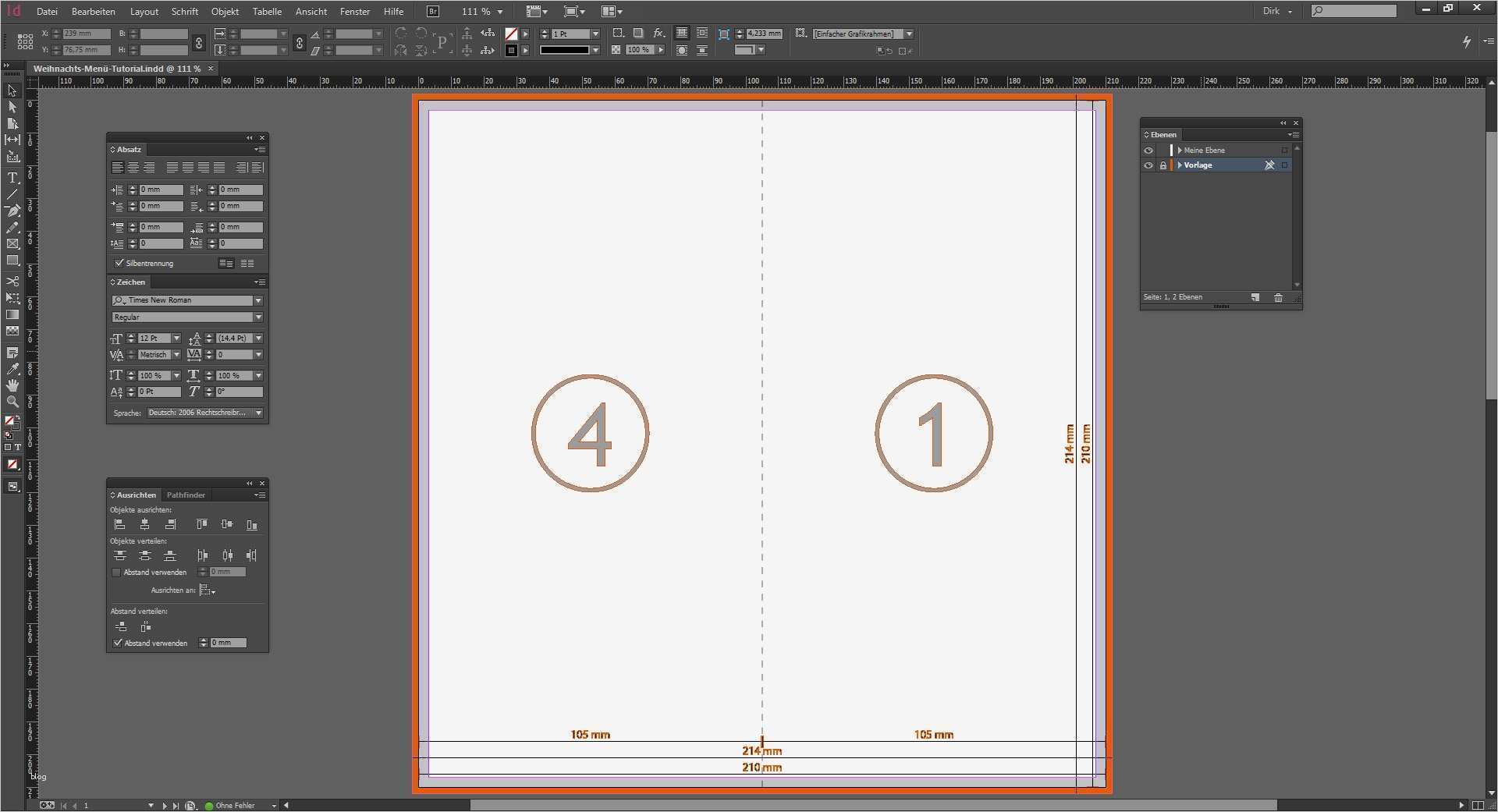 Weihnachten Menükarte Vorlage Schön Tutorial Gestalte Eine Menükarte Zu Weihnachten