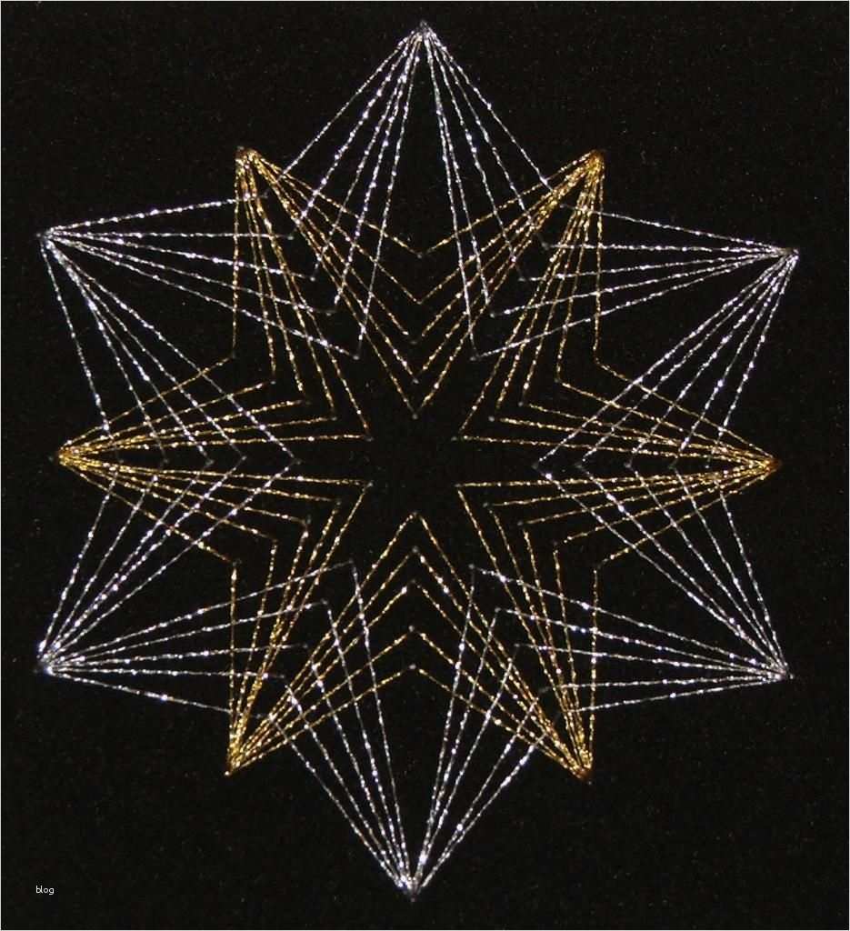 Weihnachtskarte Drucken Vorlage Schön Fadengrafik Stern In Gold Und Silber Diy