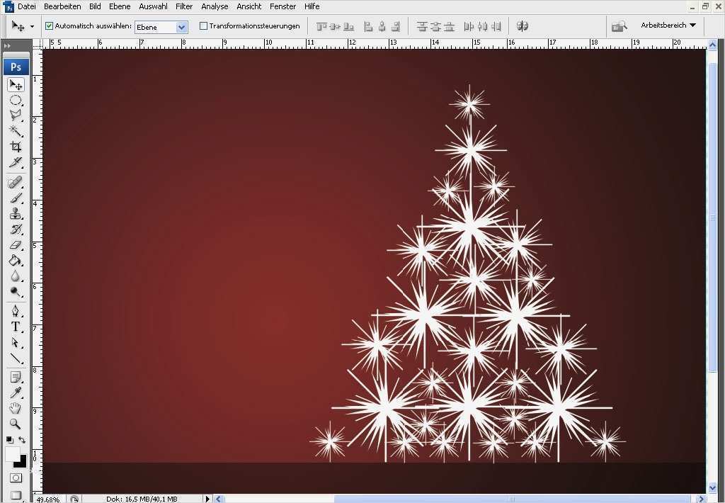 Weihnachtskarte Vorlage Photoshop Bewundernswert Tutorial Weihnachtskarte In Shop Gestalten