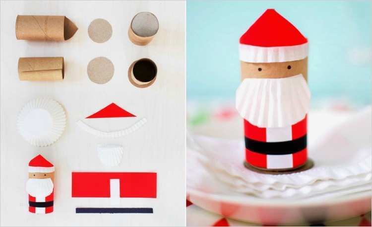 Weihnachtsmann Vorlage Zum Basteln Genial Weihnachtsmann Basteln Aus Verschiedenen Materialien 15