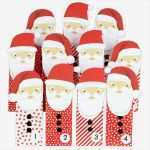 Weihnachtsmann Vorlage Zum Basteln Luxus Diy Adventskalender Weihnachtsmänner Mit Roten Tüten