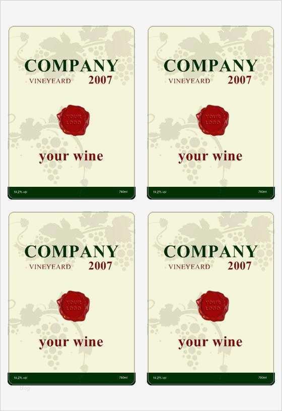 Weinetiketten Vorlagen Kostenlos Gut Weinetiketten Selbst Gestalten Fa 1 4 R Die Weinetiketten