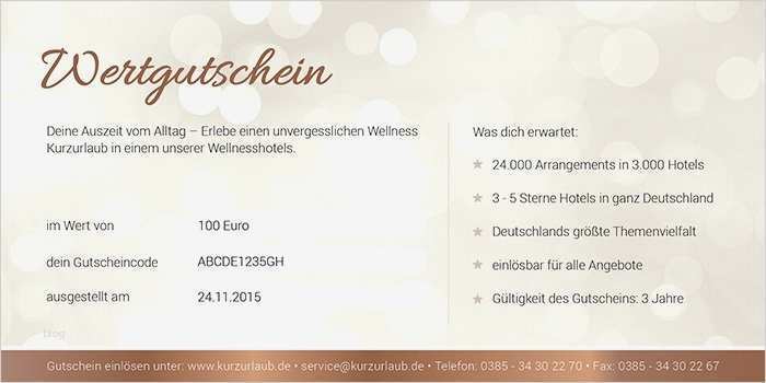 Wellness Gutschein Vorlage Text Gut Gutscheine Kaufen Urlaub Als Geschenk Mit
