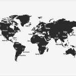 Weltkarte Vorlage Groß Genial Wandtattoo Weltkarte Mit Pins Und Weltstädten Wandtattoos