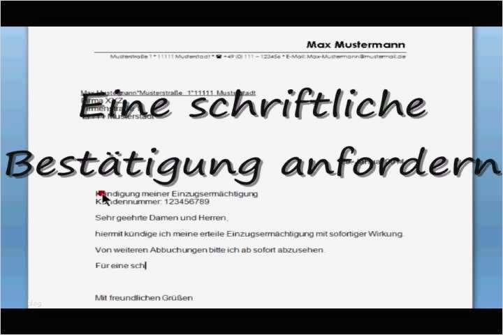 Widerruf Einzugsermächtigung Vorlage Erstaunlich Einzugsermächtigung Kündigen so Gelingt S