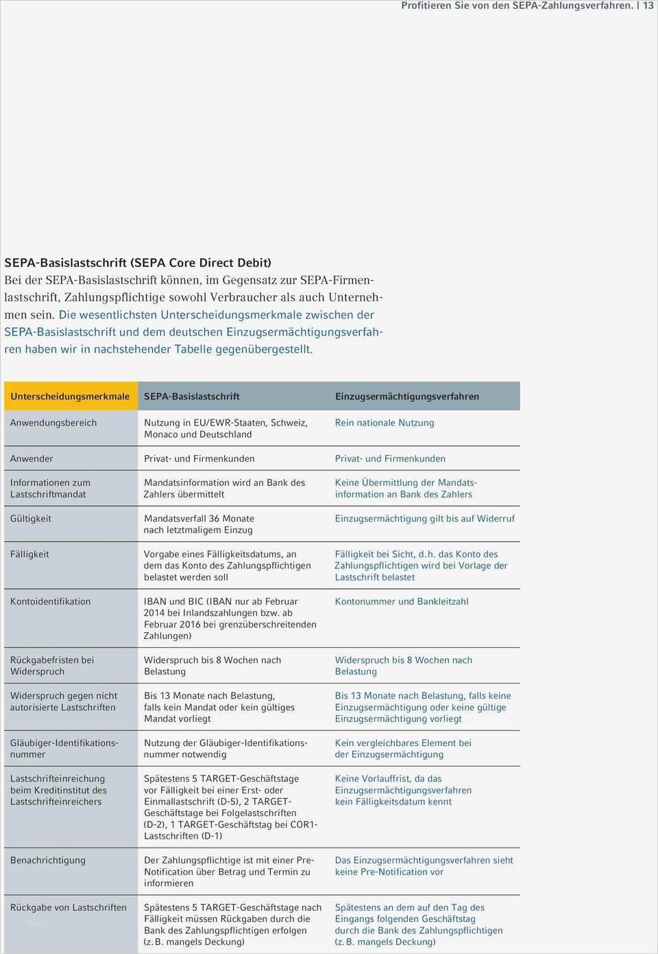 Widerruf Einzugsermächtigung Vorlage Luxus Sepa Mit Der Merzbank Mehr Als Nur Zahlungsverkehr Pdf
