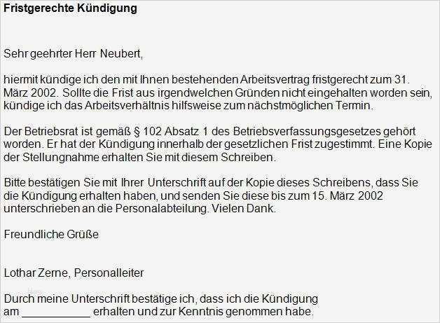 Widerspruch Fristlose Kündigung Arbeitsverhältnis Vorlage Schön Kündigung Vorlagen Word Download