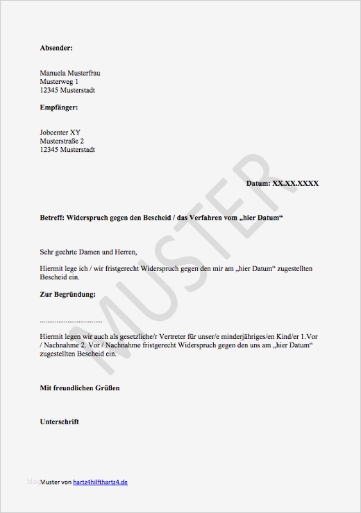 Widerspruch Versicherung Schadensregulierung Vorlage Genial Hartz 4 Antrag Muster Für Alle Belange