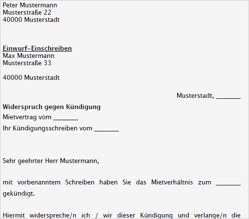 Widerspruch Versicherung Schadensregulierung Vorlage Genial Widerspruch Gegen Vermieter Kündigung Jetzt Als Vorlage