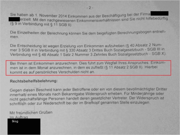 Widerspruch Vorlage Jobcenter Bewundernswert Bescheid Zur Aufhebung Erstattung Arge