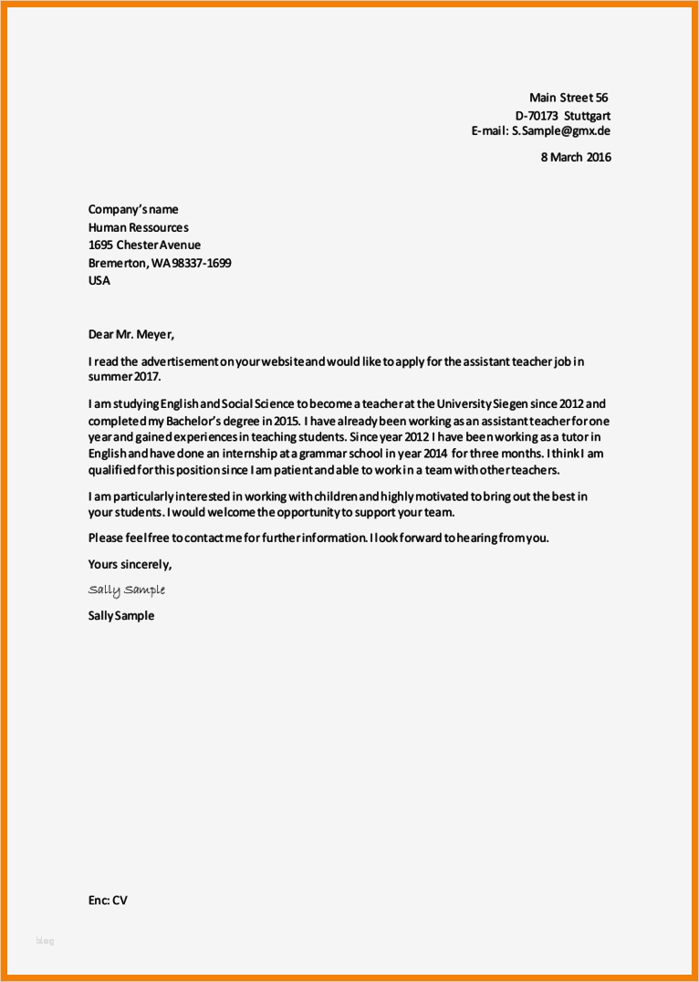 Wie Schreibt Man Ein Testament Vorlage Schön 6 Englische Bewerbung