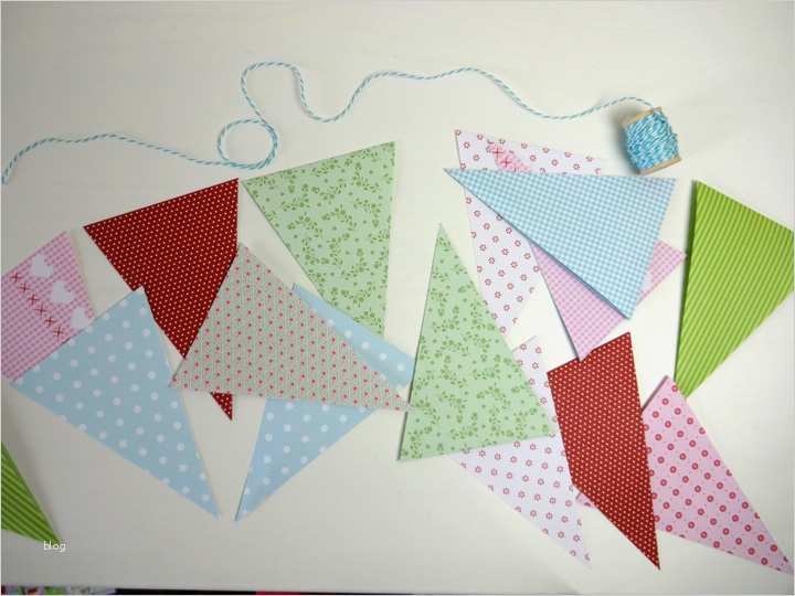 Wimpelkette Vorlage Papier Einzigartig Wimpelkette Aus Papier Basteln
