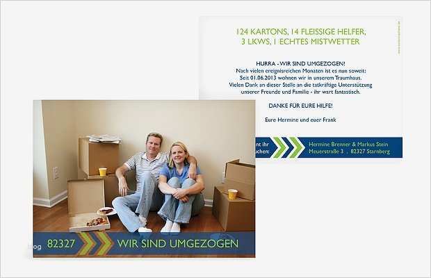 Wir Sind Umgezogen Vorlage Erstaunlich Umzugskarten Selbst Gestalten & Bestellen Viele Neue