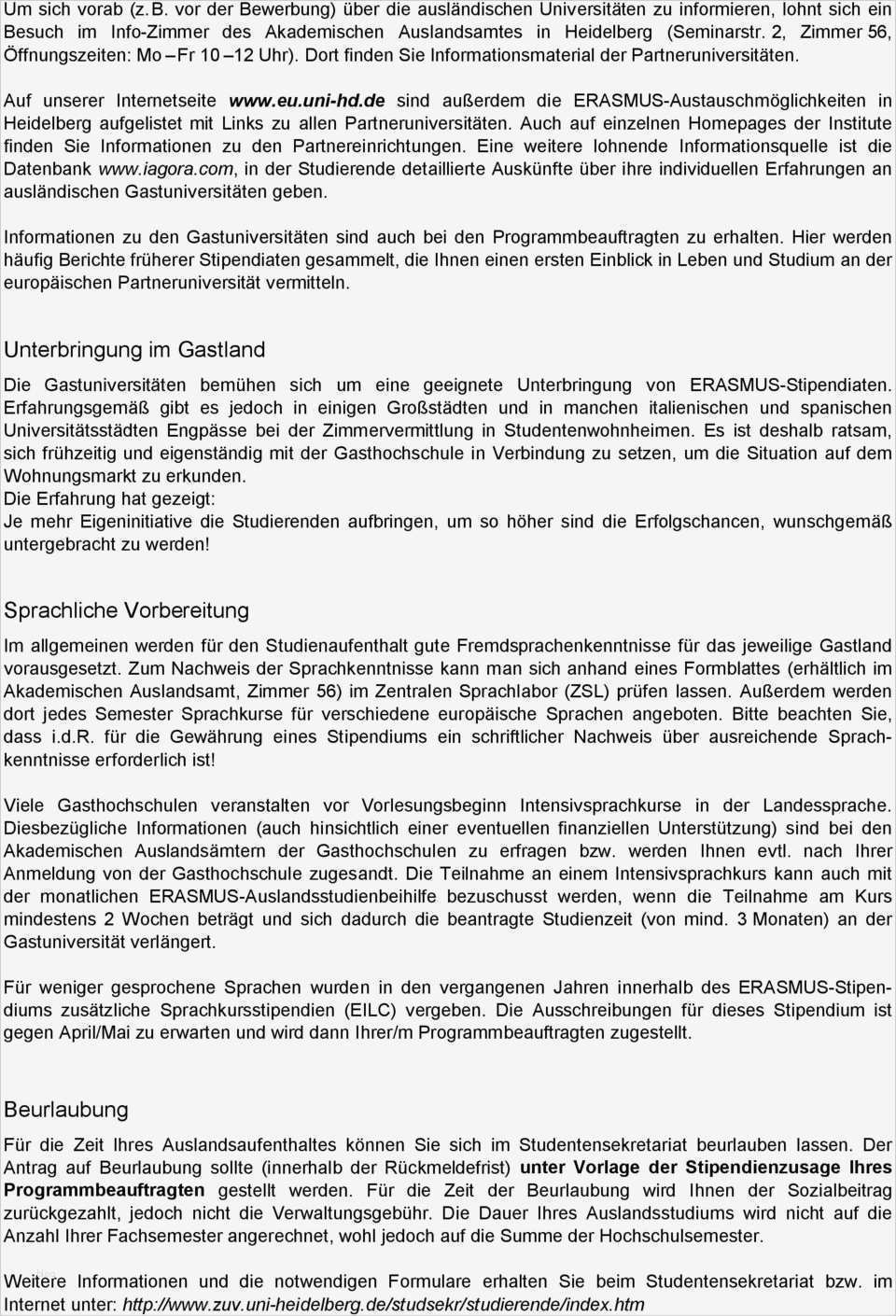 Wir über Uns Vorlage Gut Informationen Für Stu Rende Der Universität Heidelberg