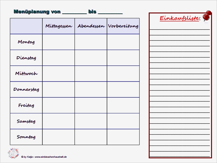 Wochenplan Essen Vorlage Kostenlos Erstaunlich Menüplan Pdf Vorlagen Pinterest