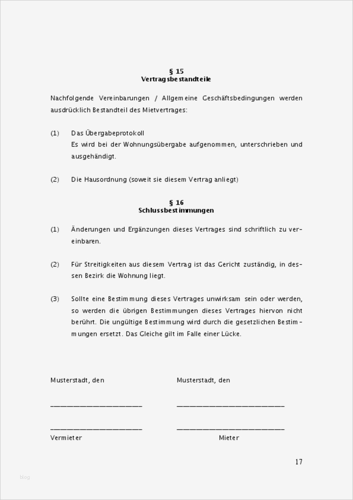 Wohnung Ablöse Vertrag Vorlage Cool Mietvertrag Wohnung Muster Zum Download